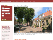 Tablet Screenshot of hotel-buren.nl